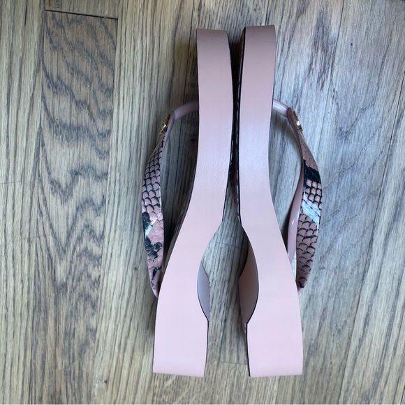 TORY BURCH Thandie Wedge Sandal Women’s 8.5 - Picture 7 of 8